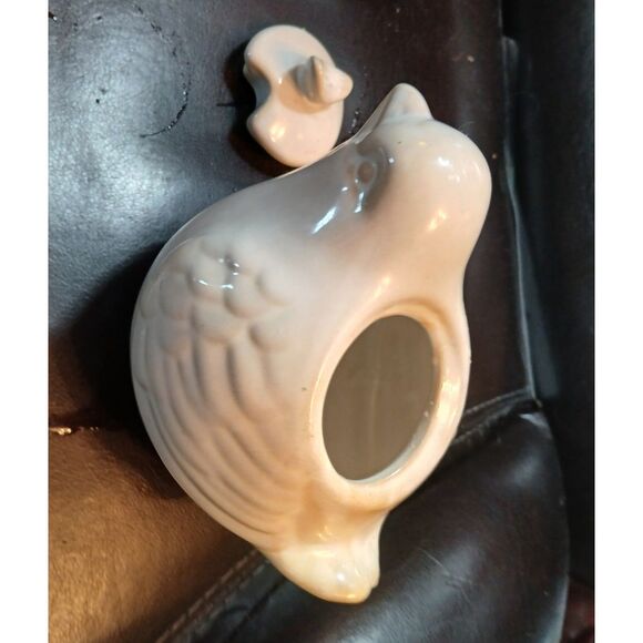 World Market White Cottage BIRD Creamer and Sugar Bowl Set - Picture 8 of 13